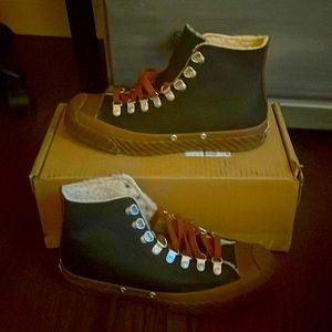 Winter converse high tops